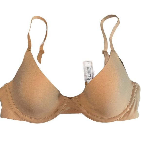 NWT SKIMS Fits Everybody Clay Scoop Plunge Bra Size 32B - Picture 3 of 13